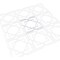 Ekena Millwork Large Lakewood Decorative Fretwork Wall Panels in Architectural PVC, 23 3/8"W x 23 3/8"H x 3/8"T WALP24X24LWD - alternate 3